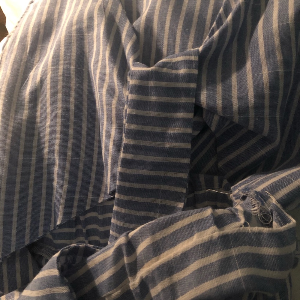 Romper in blue and white stripe - Picture 5 of 6